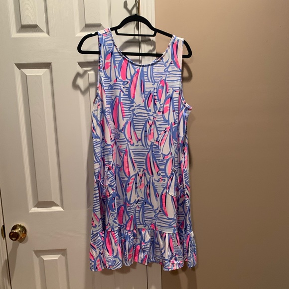 kristen flounce dress